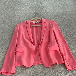 Diane Von Furstenberg Pink Blazer Tailored Suit Jacket